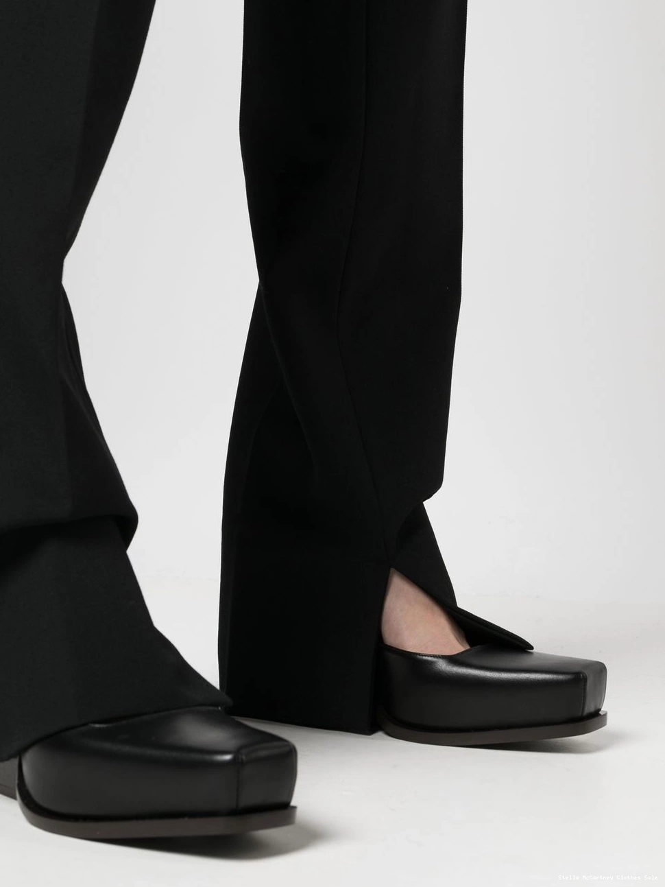 Affordable Women McCartney Stella split-cuff trousers slim-cut 0802